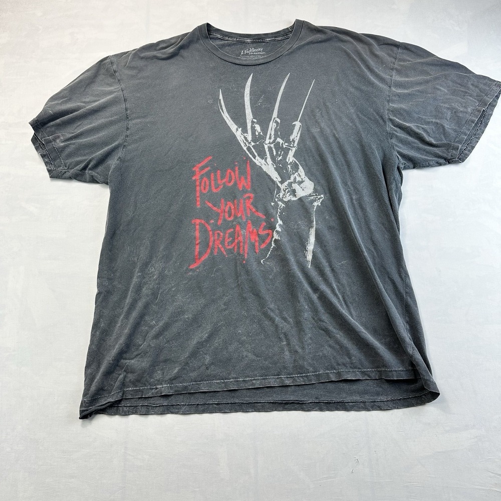 A Nightmare On Elm Street Freddy Krueger Follow Your Dreams T Shirt Men 2XL